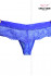 Dámská tanga Romantic Lace - modrá